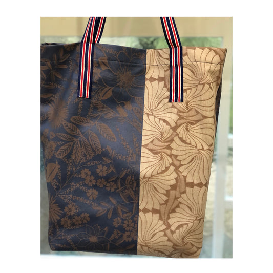 CASAROSA Shopping-Bag, blau#102, Baumwolle wasser- und schmutzabweisend, 29x40x13 cm