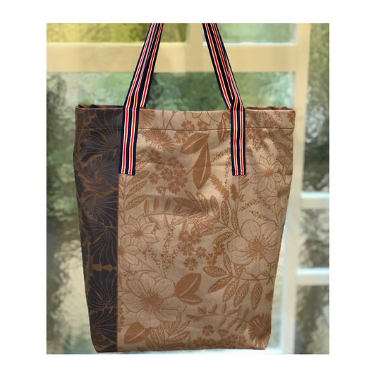 CASAROSA Shopping-Bag, blau#103, Baumwolle, wasser- und schmutzabweisend, 29x40x13 cm