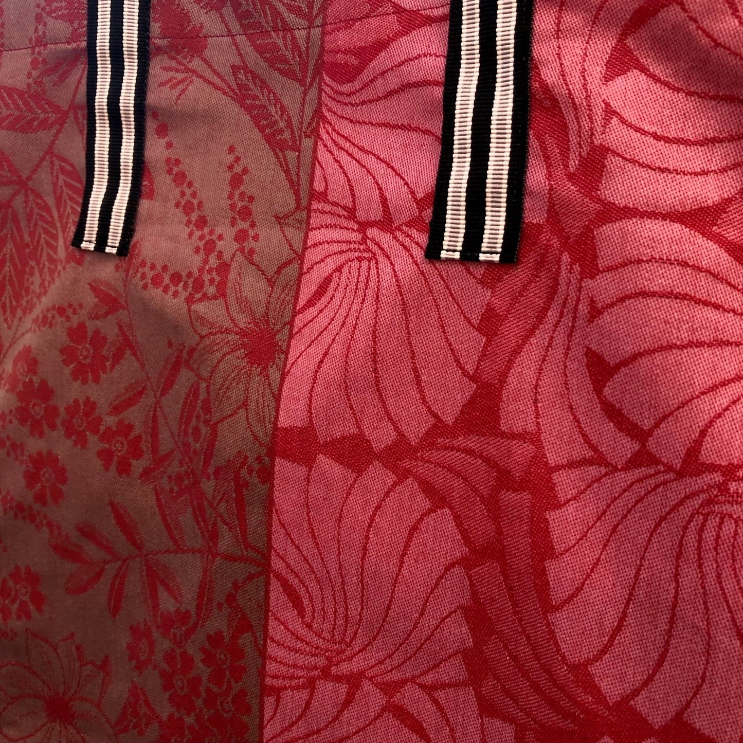 CASAROSA Shopping-Bag, rot#202, Baumwolle wasser- und schmutzabweisend, 29x40x13 cm