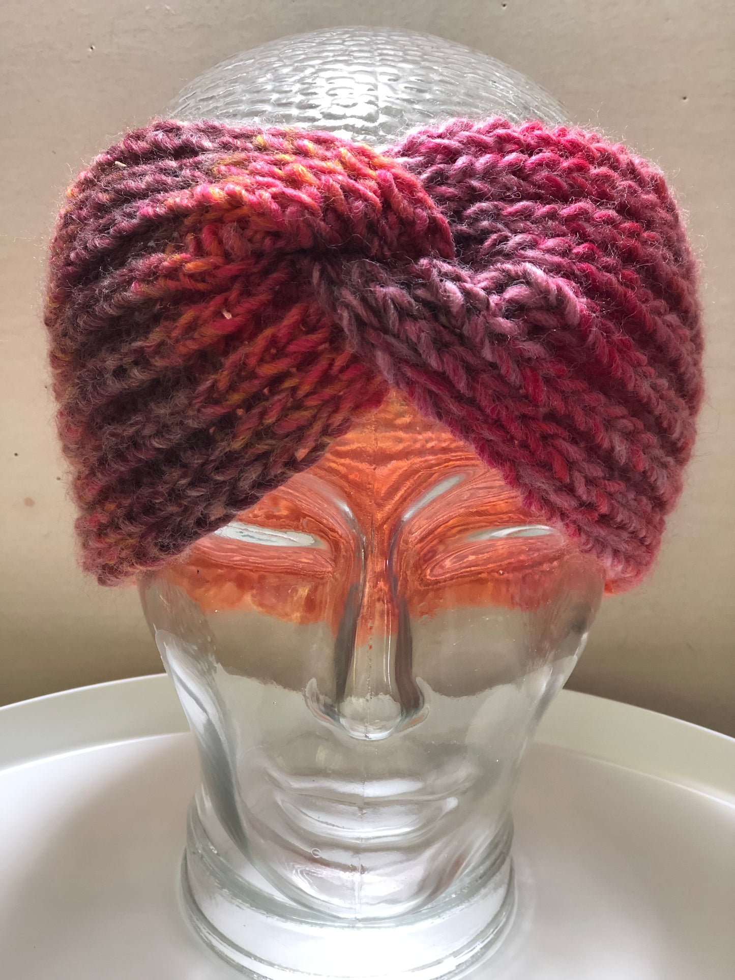 CASAROSA Stirnband handgestrickt Fb.355 Gr.onesize