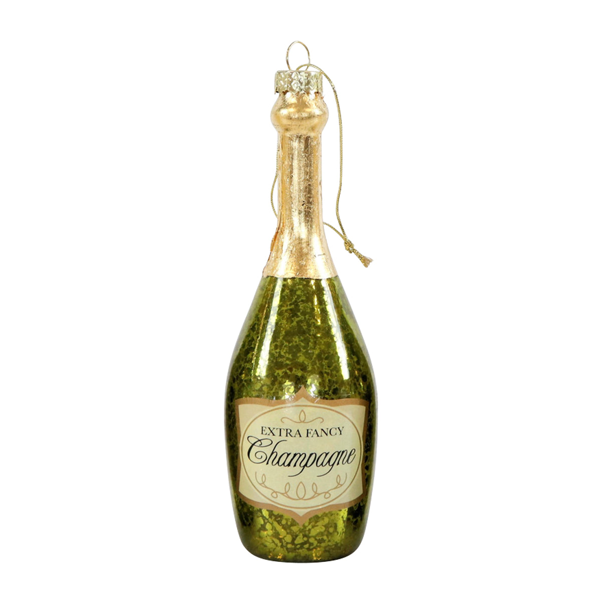 Glasschmuck Fancy Champagne 4x14 cm