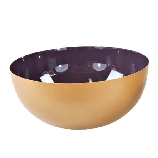 Schale deluxe 7840 Eisen dunkellila/gold  ø26x11,5cm
