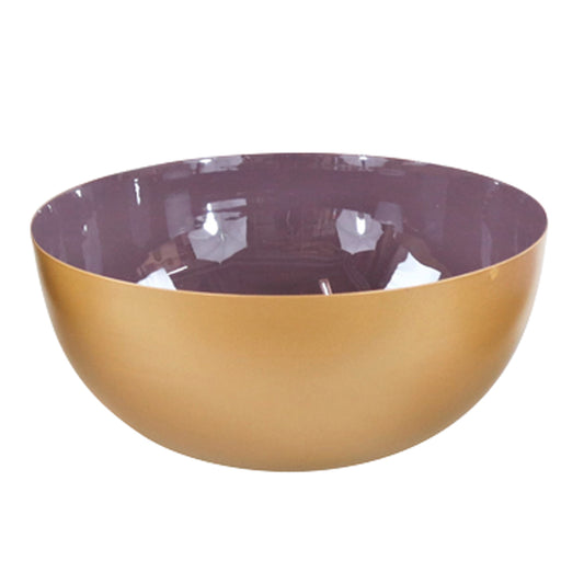 Schale deluxe 7840 Eisen aubergine/gold ø21x9,5cm
