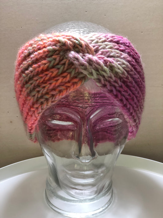 CASAROSA Stirnband handgestrickt Fb.353 Gr.onesize