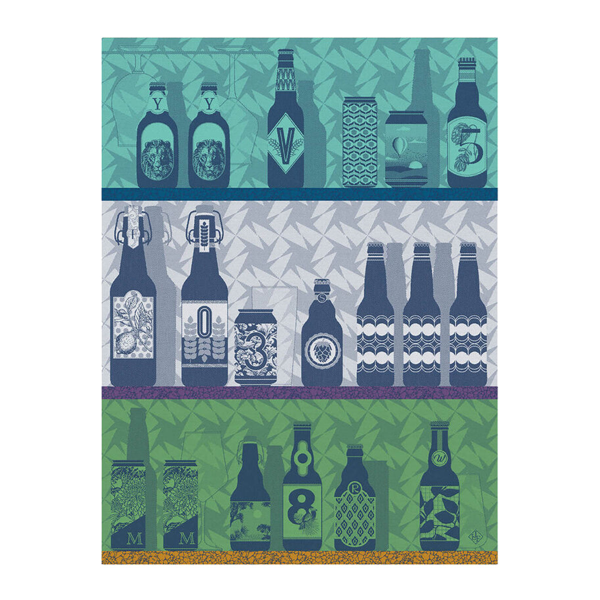 LE JACQUARD FRANCAIS Geschirrtuch, 60x80 cm, Bier