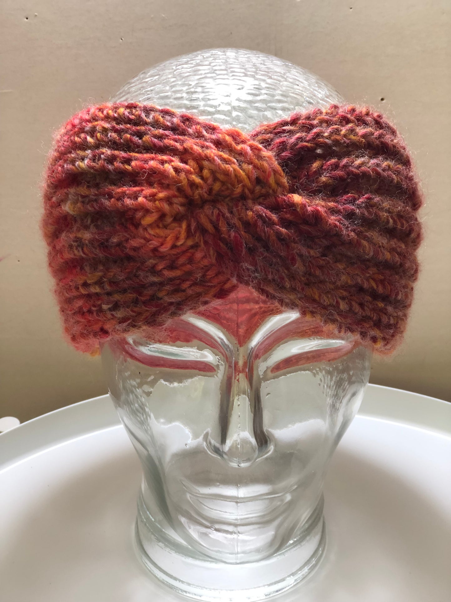 CASAROSA Stirnband handgestrickt Fb.356 Gr.onesize