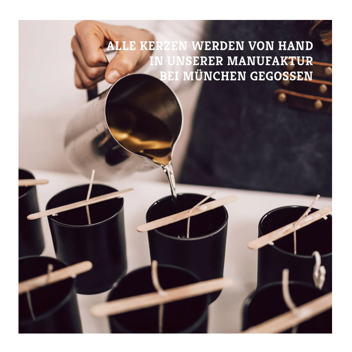 HAPPYSOY Duftkerze mit Spruch - Happy Birthday - und wundervollem Duft