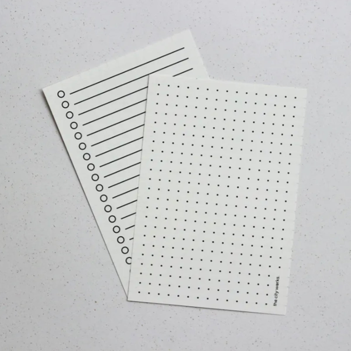 THE CITY WORKS Wiener Notizbuch A6 rot