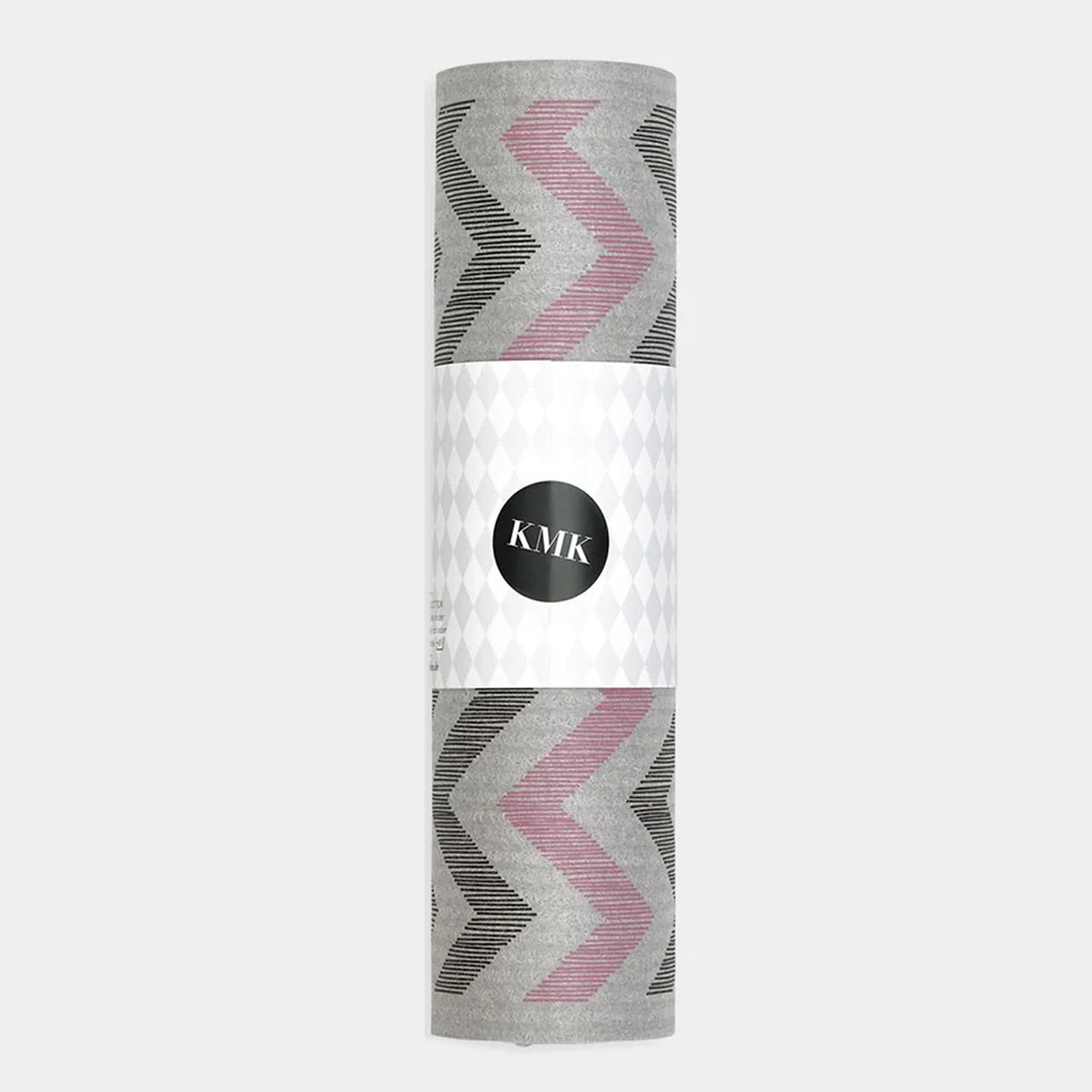 KISS MY KITCHEN Schwammtuch Rolle, ZickZack grau/schwarz/pink, 12 Stk. 24x25cm, wasch- und kompostierbar