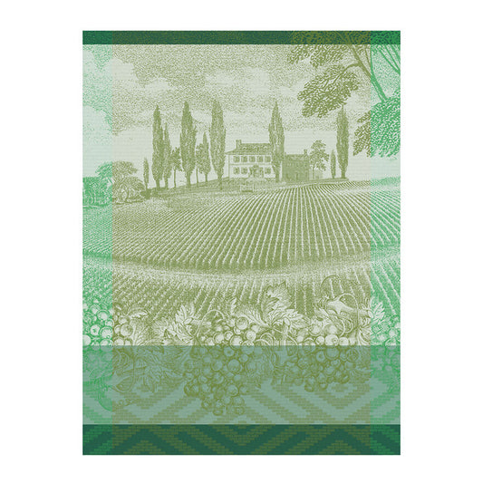 LE JACQUARD FRANCAIS Geschirrtuch, 60x80 cm, Vignoble I Weinberg grün