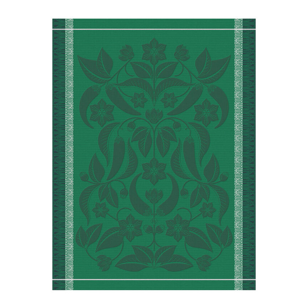 LE JACQAURD FRANCAIS Geschirrtuch, 60x80 cm, Piment I Jugendstil grün
