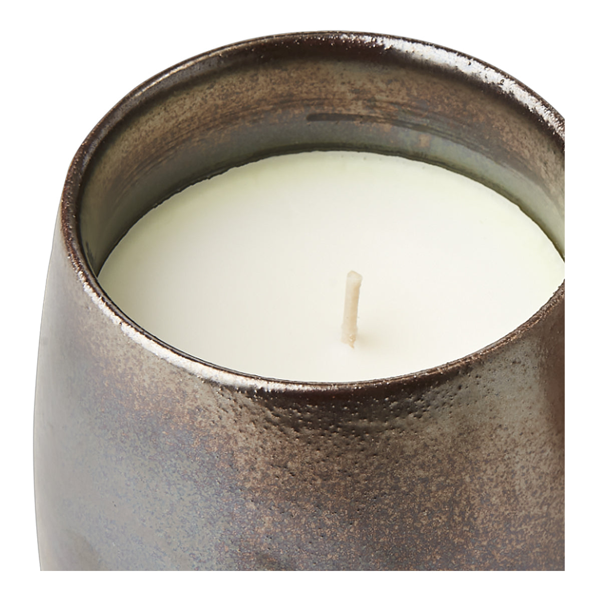 RO Duftkerze in Keramik Berries & Champagne I Beeren und Champagner, kupfer/blau