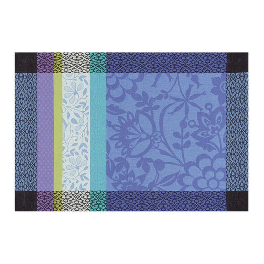 LE JACQUARD FRANCAIS Tischset Provence blau 54x38cm, Baumwolle, fleckenabweisend