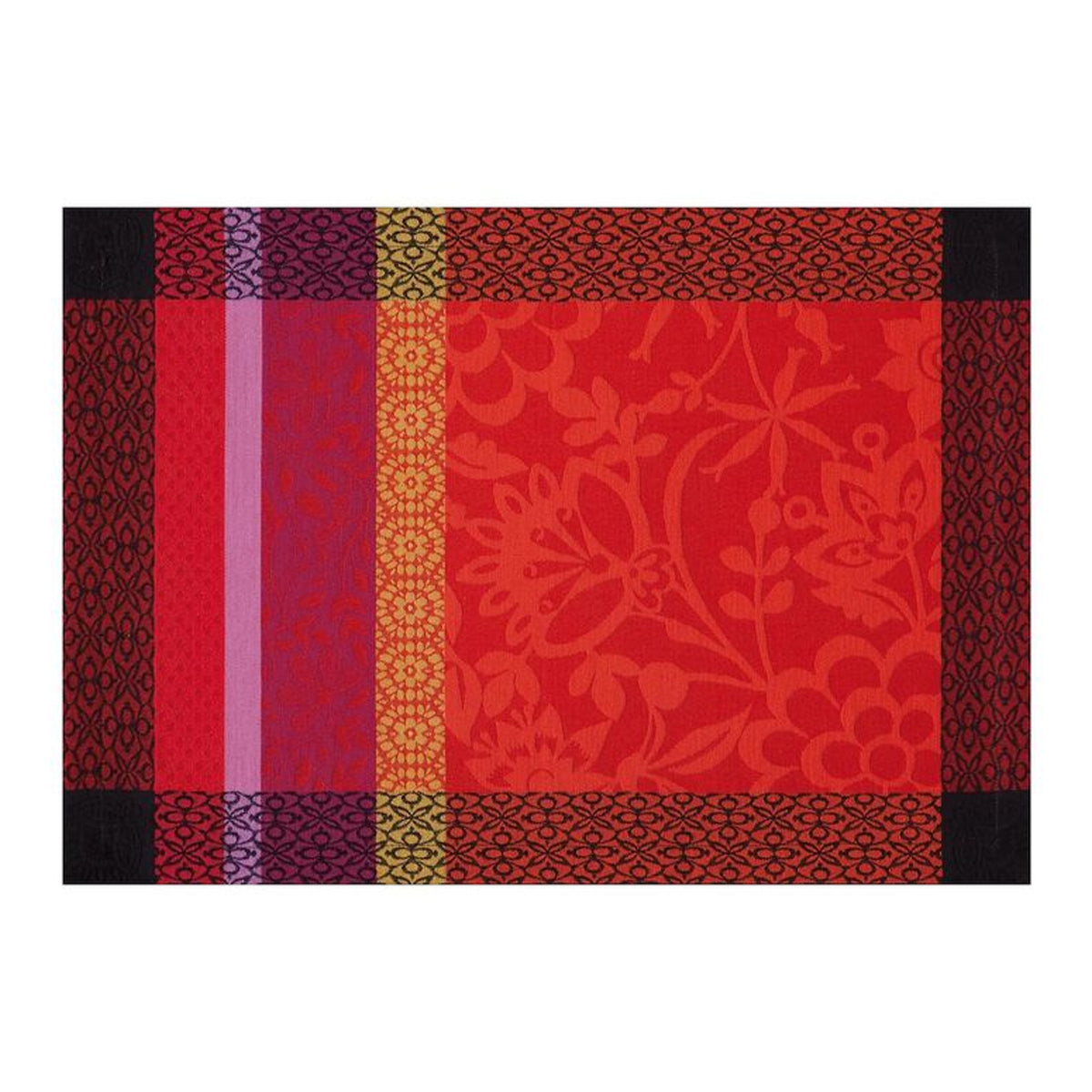 LE JACQUARD FRANCAIS Tischset Provence rot 54x38cm, Baumwolle, fleckenabweisend