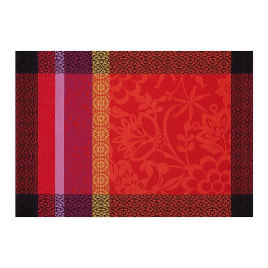 LE JACQUARD FRANCAIS Tischset Provence rot 54x38cm, Baumwolle, fleckenabweisend