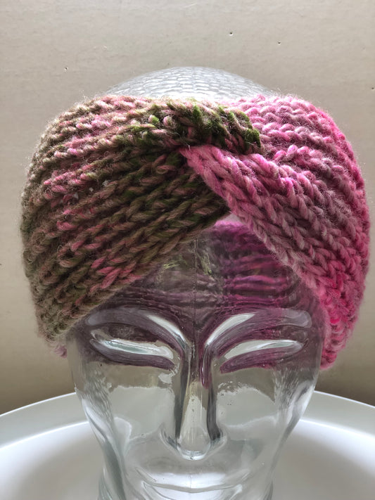 CASAROSA Stirnband handgestrickt Fb.352 Gr.onesize