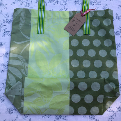 CASAROSA Shopping-Bag, grün #107 aus Baumwolle, wasser- und schmutzabweisend, 29x40x13 cm