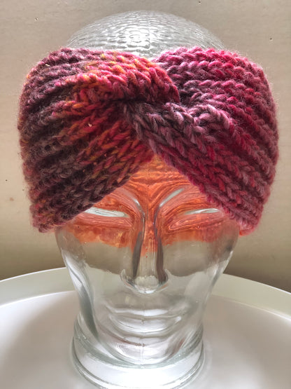 CASAROSA Stirnband handgestrickt Fb.355 Gr.onesize