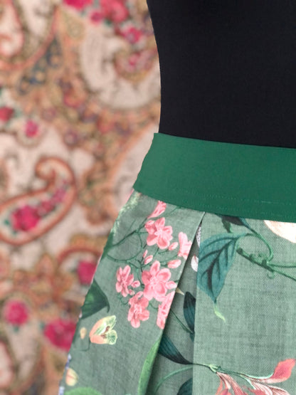 Damen-Rock Fauna&Flora grün