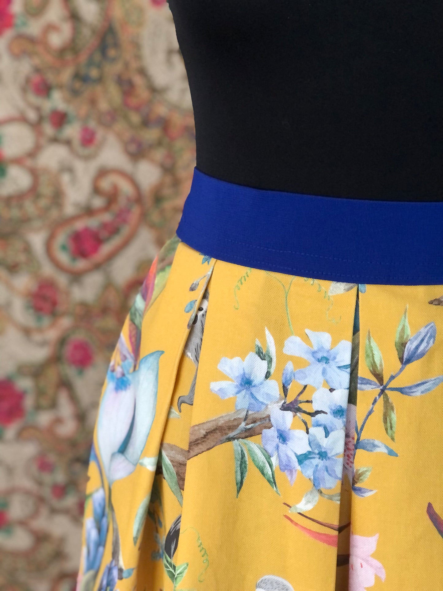 Damen-Rock Fauna&Flora gelb