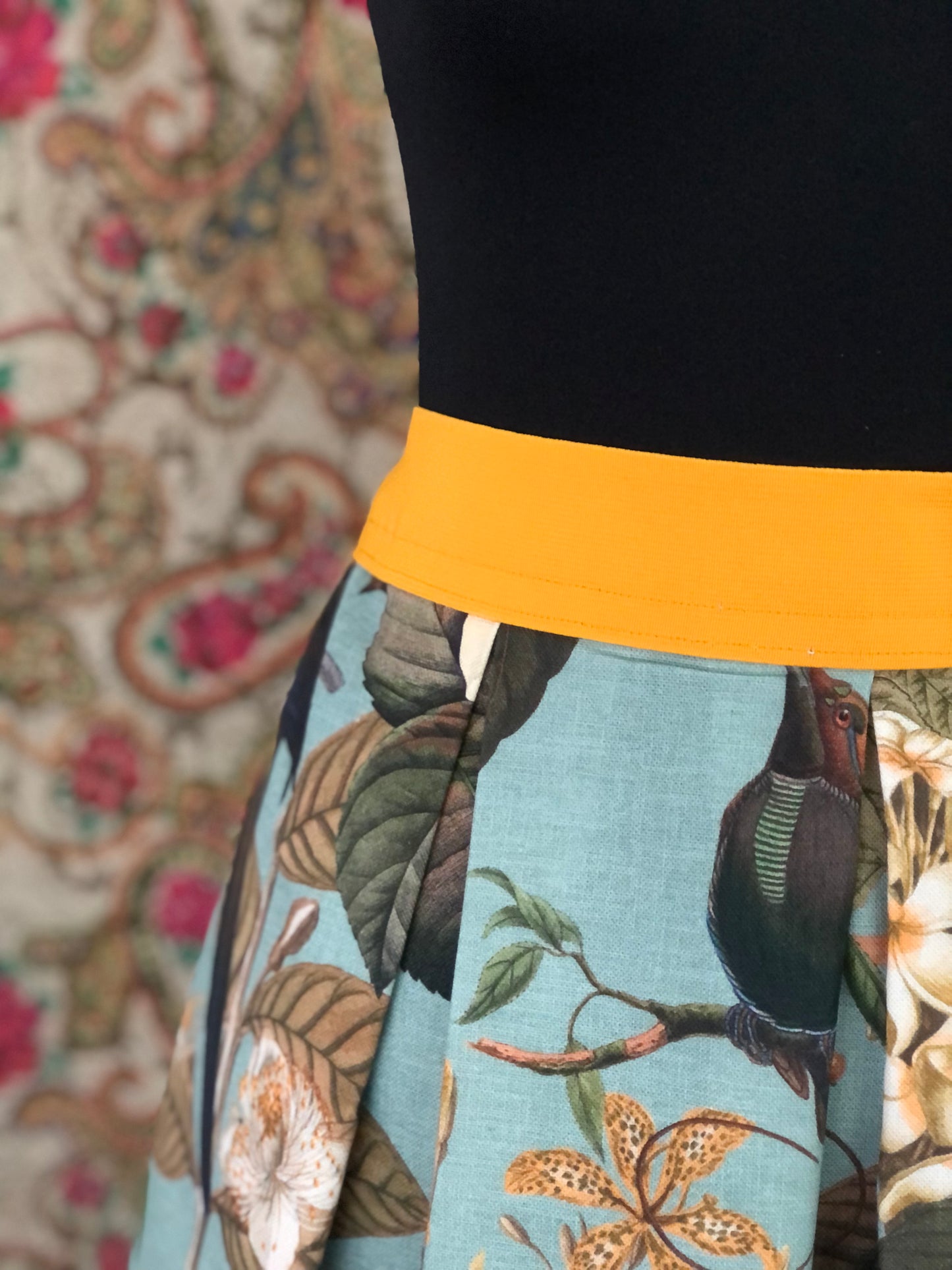 Damen-Rock Fauna&Flora hellblau