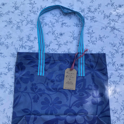 CASAROSA Shopping-Bag, blau #blu04 aus Baumwolle, wasser- und schmutzabweisend, 29x40x13 cm