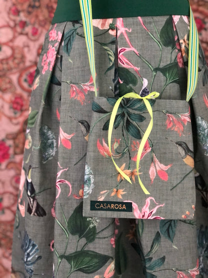 Damen-Rock Fauna&Flora grün