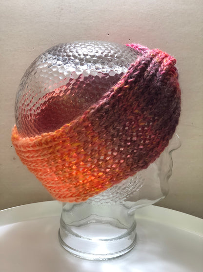 CASAROSA Stirnband handgestrickt Fb.355 Gr.onesize