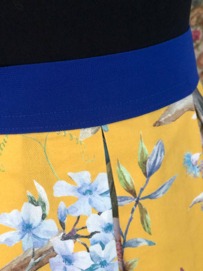 Damen-Rock Fauna&Flora gelb