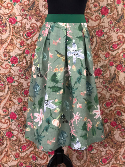 Damen-Rock Fauna&Flora grün