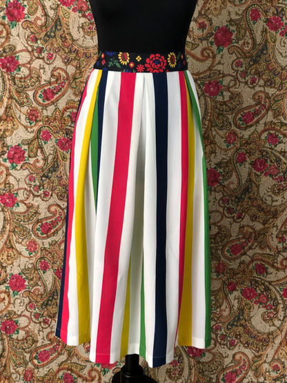 Damen-Rock Blockstreifen