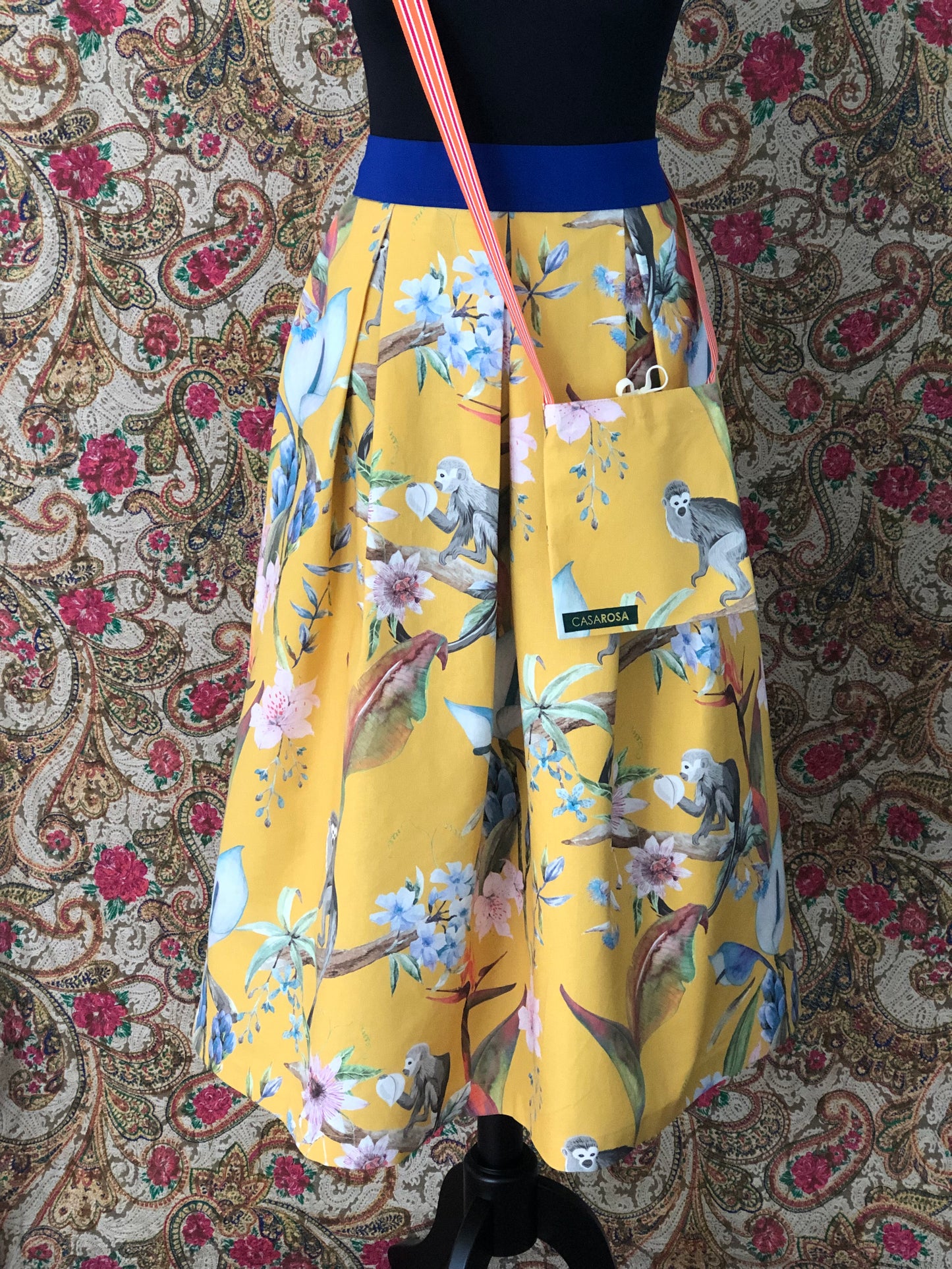 Damen-Rock Fauna&Flora gelb