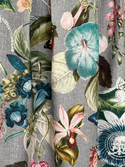 Damen-Rock Passionsblume grau