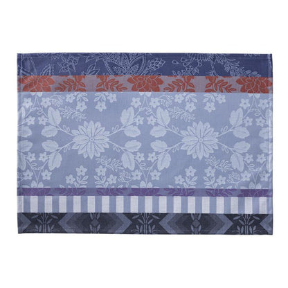 LE JACQUARD FRANCAIS Tischset Gipsy azur 50x36cm, Baumwolle, schmutz- und wasserabweisend beschichtet