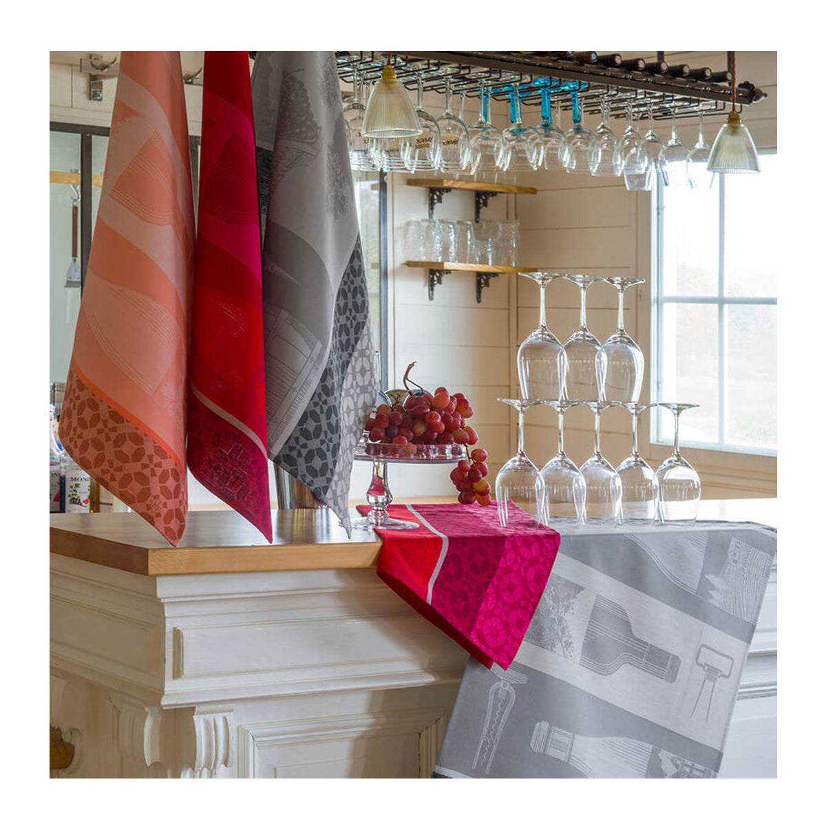LE JACQUARD FRANCAIS Geschirrtuch, 60x80 cm, Weißwein
