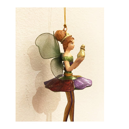 Cristbaum Ostern Frühlings Schmuck Anhänger Blumenelfe mit Flakon 15 cm