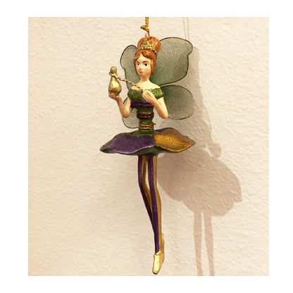 Cristbaum Ostern Frühlings Schmuck Anhänger Blumenelfe mit Flakon 15 cm