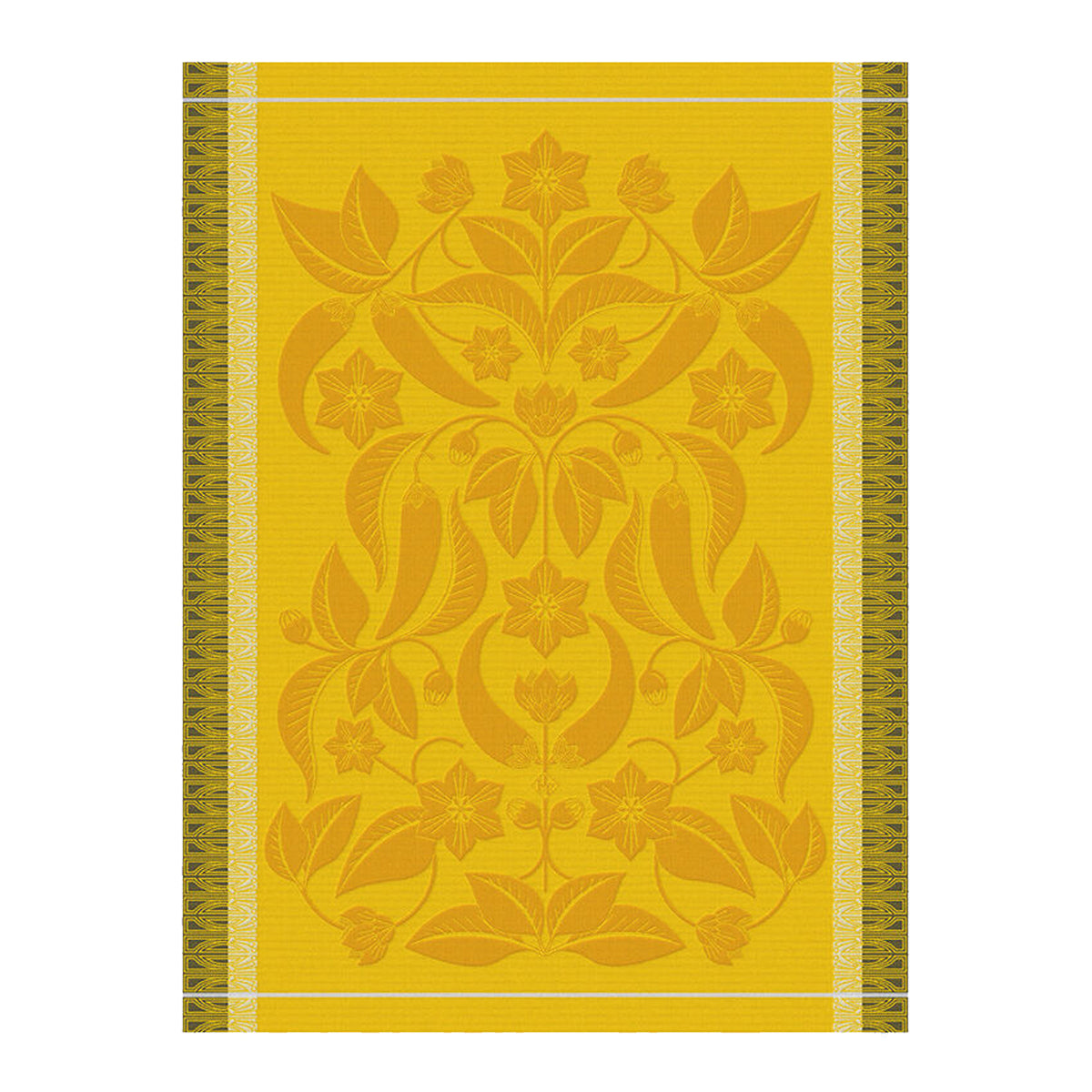 LE JACQAURD FRANCAIS Geschirrtuch, 60x80 cm, Piment I Jugendstil gelb