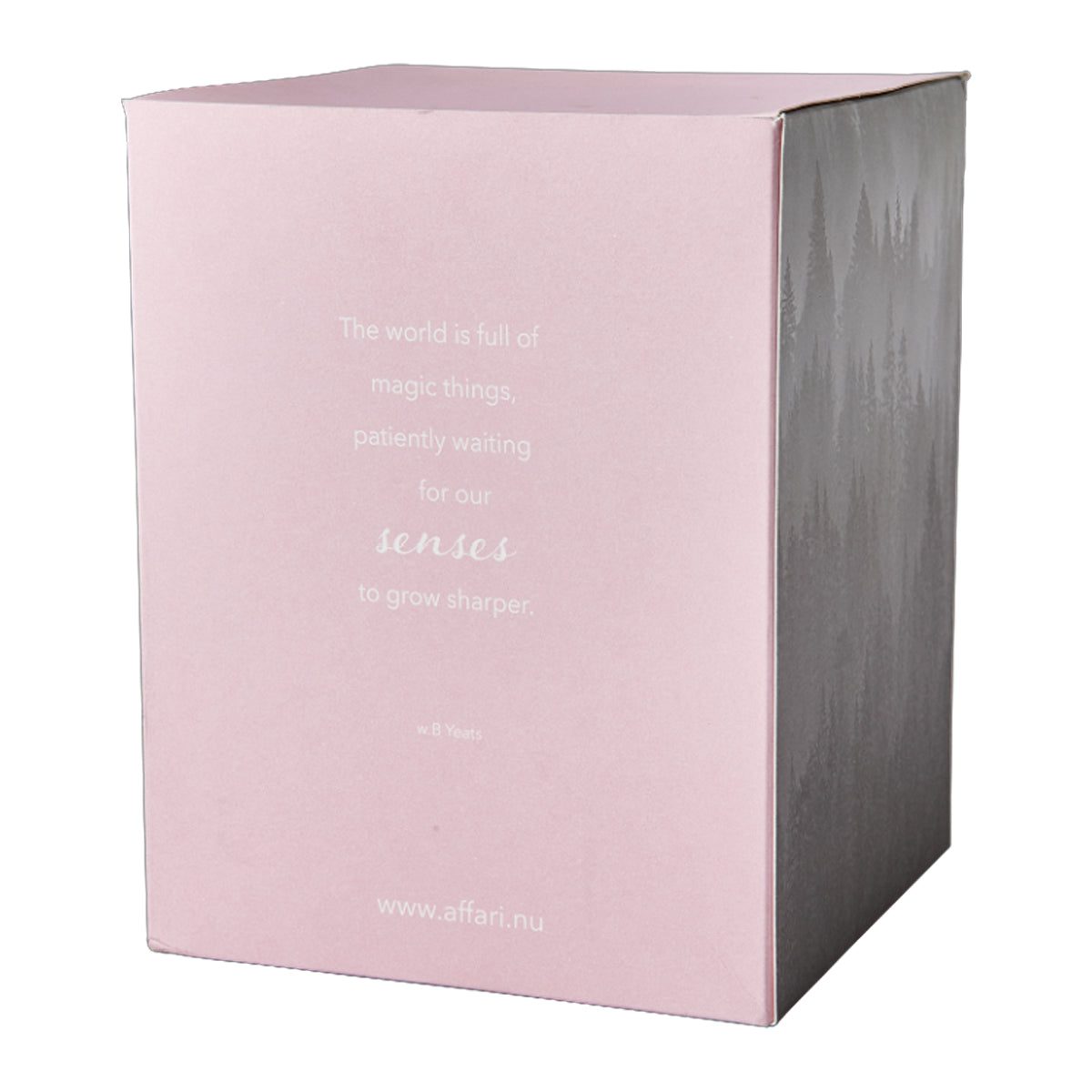 SENSE Duftkerze mit Glas-Glocke Vanilla I Vanille, hellrosa