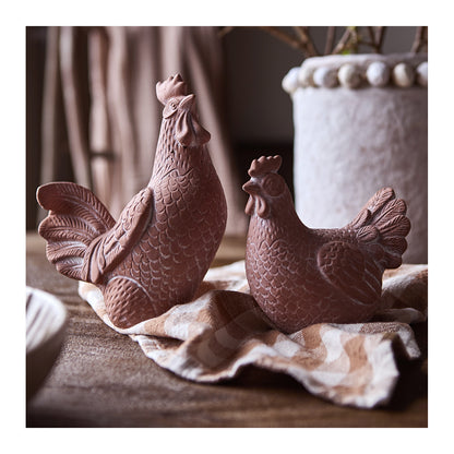 Huhn Terrakotta 14x9x14 cm