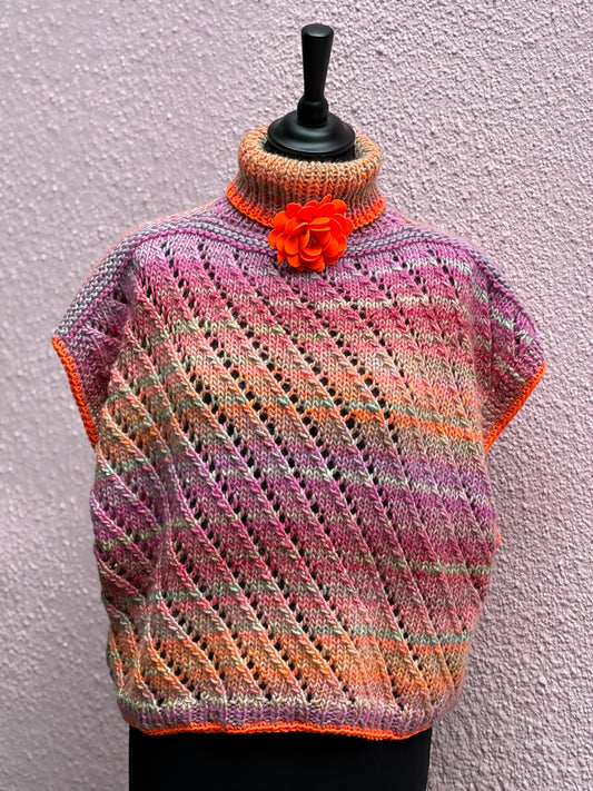 Pullunder im Boxy Schnitt Fb. 359 neon, one size