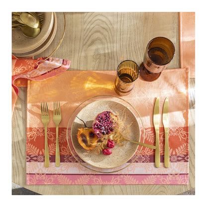 LE JACQUARD FRANCAIS Tischset Mumbai 50x36cm, Baumwolle, schmutz- und wasserabweisend beschichtet