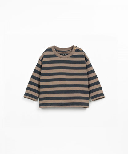 PLAY UP gestreiftes Langarm T-Shirt