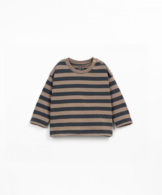 PLAY UP gestreiftes Langarm T-Shirt